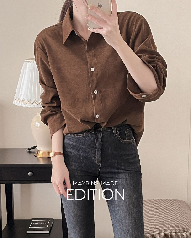 【MADE】Corduroy overfit shirt
