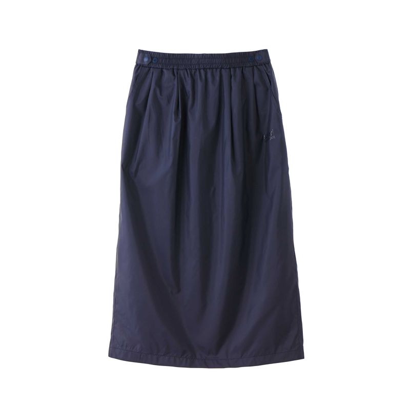 safarispot（サファリスポット）の「BASIC SAFARI POLY SKIRT (NAVY)（Skirts）」