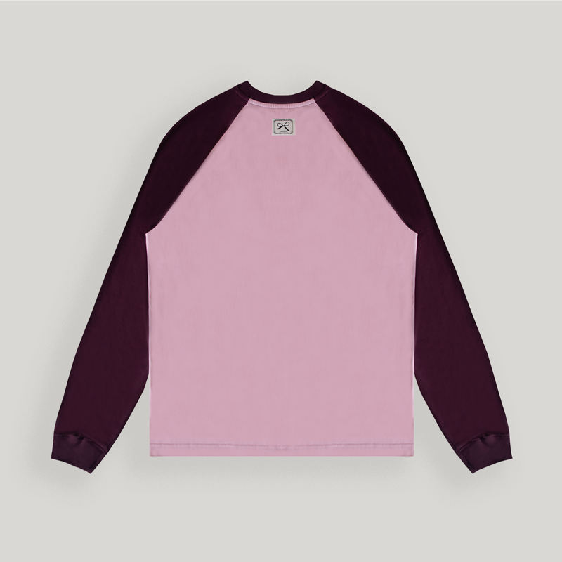 Pink Raglan Long Sleeve