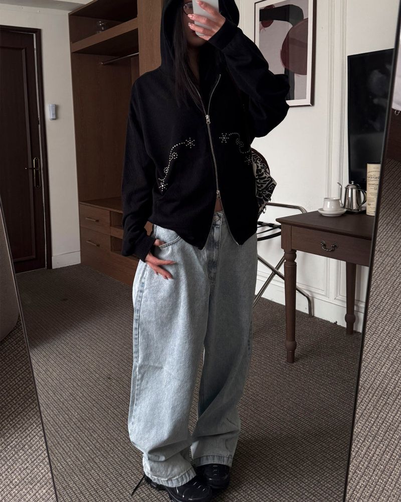 Snow denim jeans