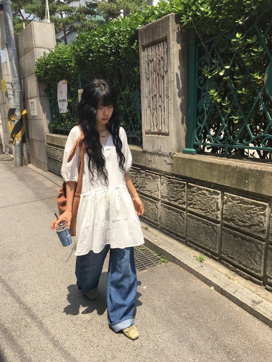 Hare Summer Wide Denim Pants