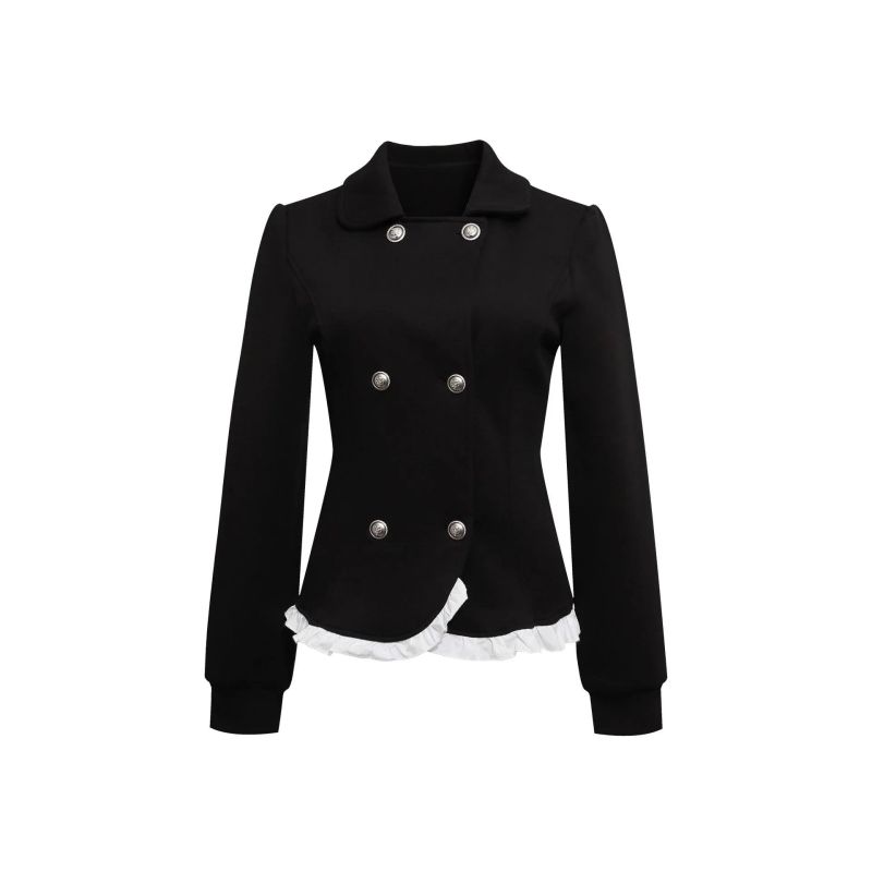 Vina Ruffle Hem Jacket