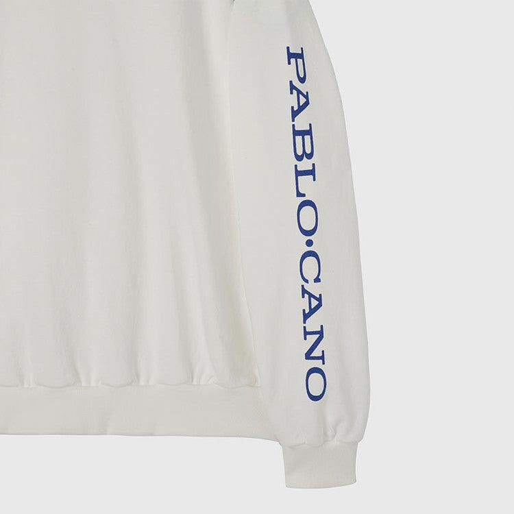 PABLO CANO WHITE SWEATSHIRT
