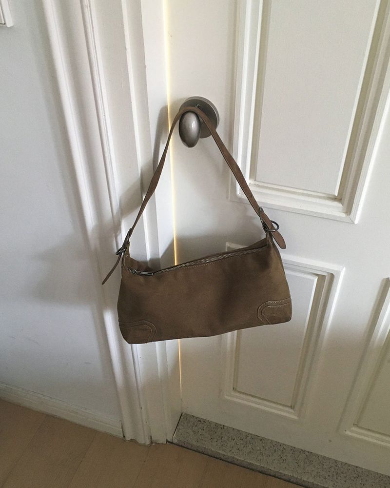 Naon Suede Cross Shoulder Bag