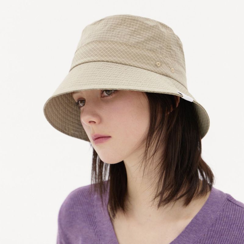 VZ Label Ripstop Bucket Hat / Beige