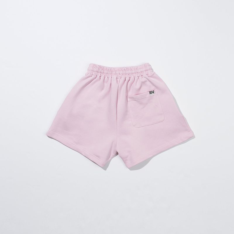 Wave Logo Zurry Half Pants Pink