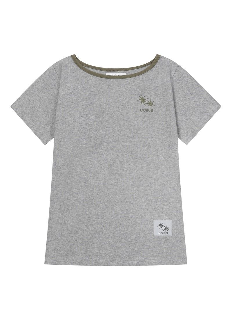COIRIS（コイリス）の「RORA SMALL LOGO ONE SHOULDER HALF T (13COLOR)（Tops）」