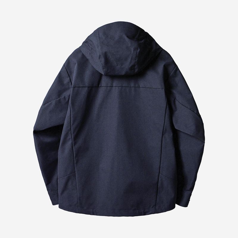 3 Layer Hard Shell Mid-Jacket - NAVY