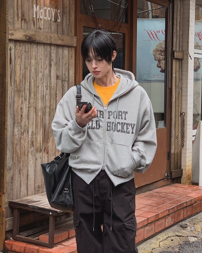 2PLAN(ツープラン)の「Philo Two-Way Crop Hood Zip-Up(Tops)」
