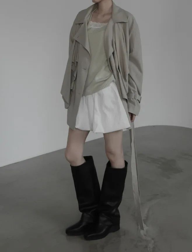 Arne Shawl Low Trench Coat