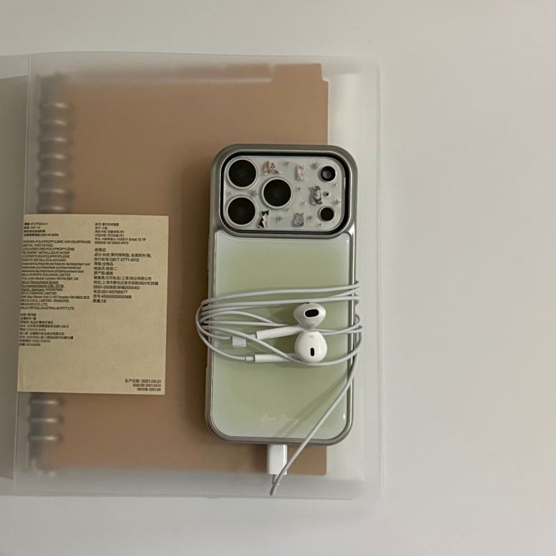 green silver bumper case