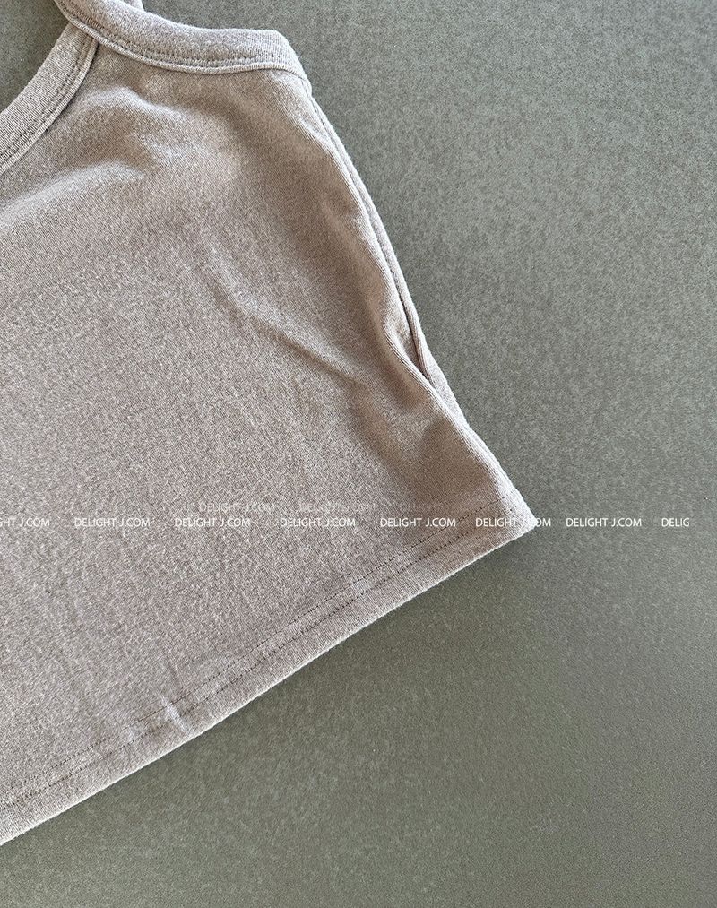 Pleasantly Thick Napping Cropped Sleeveless