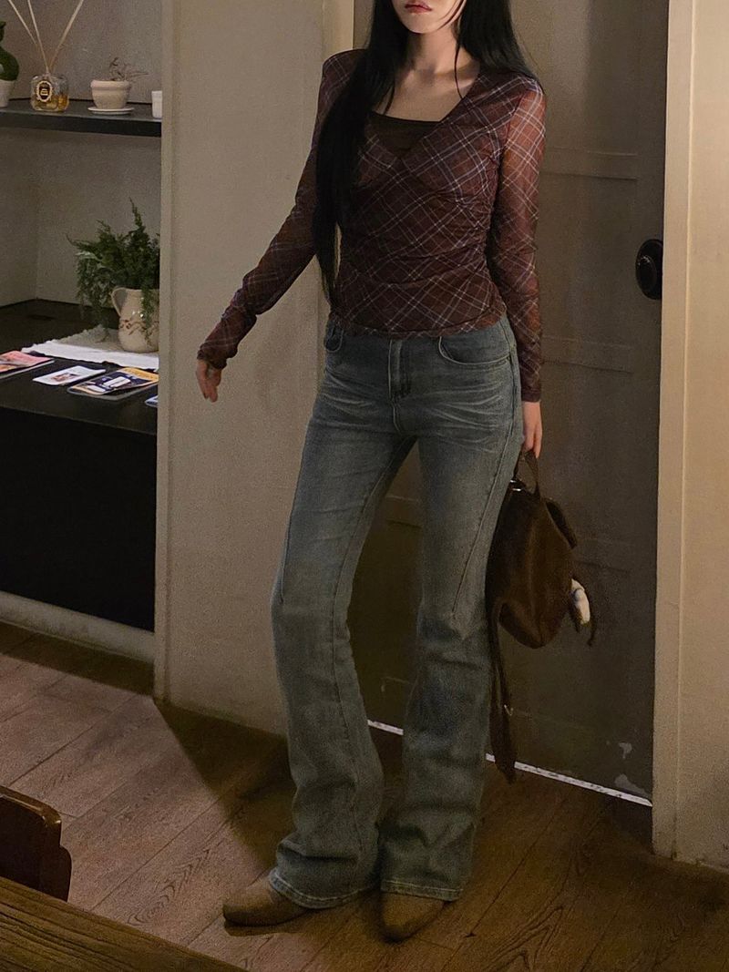 Vintage Two Line Bootcut Denim