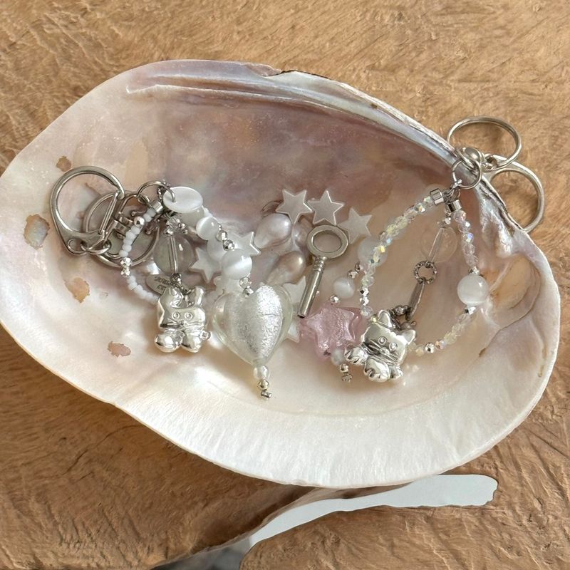 Ketty silver Keyring (Cat)
