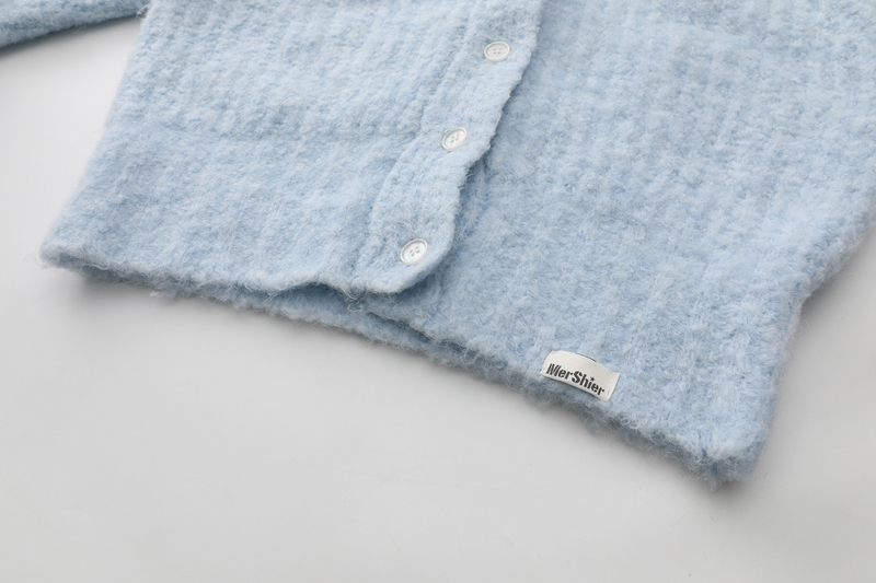 Sky Mood Collar Knit Cardigan