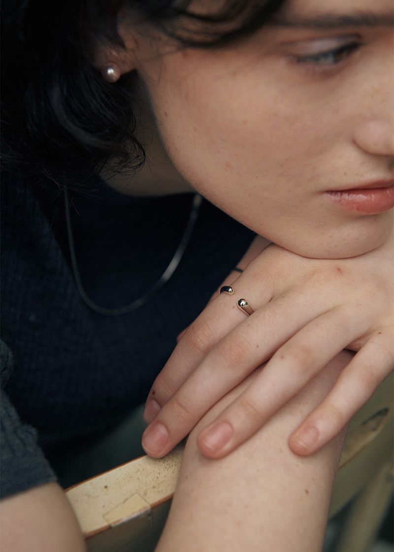 verte（ヴェフト）の「[925 silver] Cinq.silver.58 / ウヴェールリング（アクセサリー）」