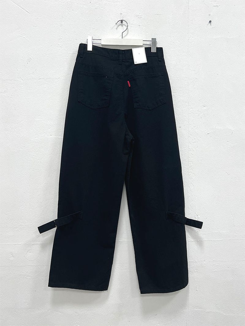 LEG BIJO COTTON WIDE PANTS (2C)
