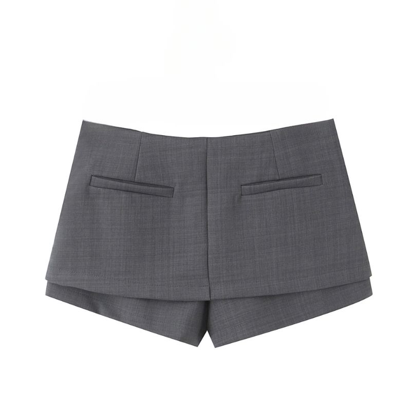 Oria Button Wrap Skort