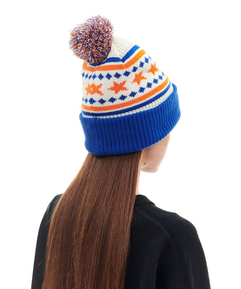 939 TYPE J POMPOM BEANIE (IVORY)