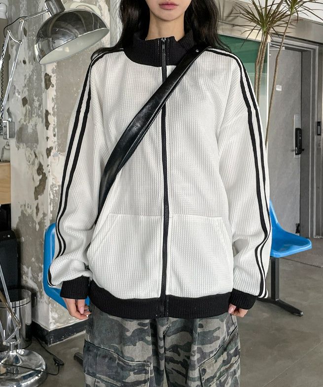 Laus Waffle Track Top Jersey