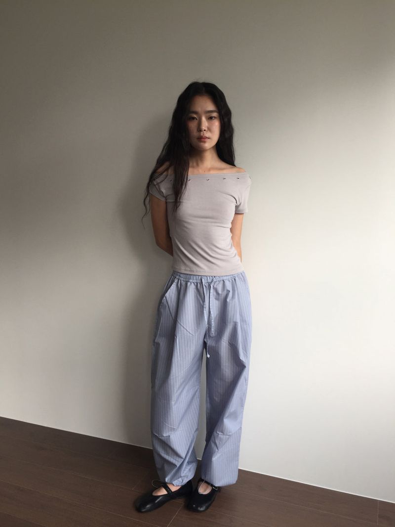 Rush Eyelet T-shirt (3color)
