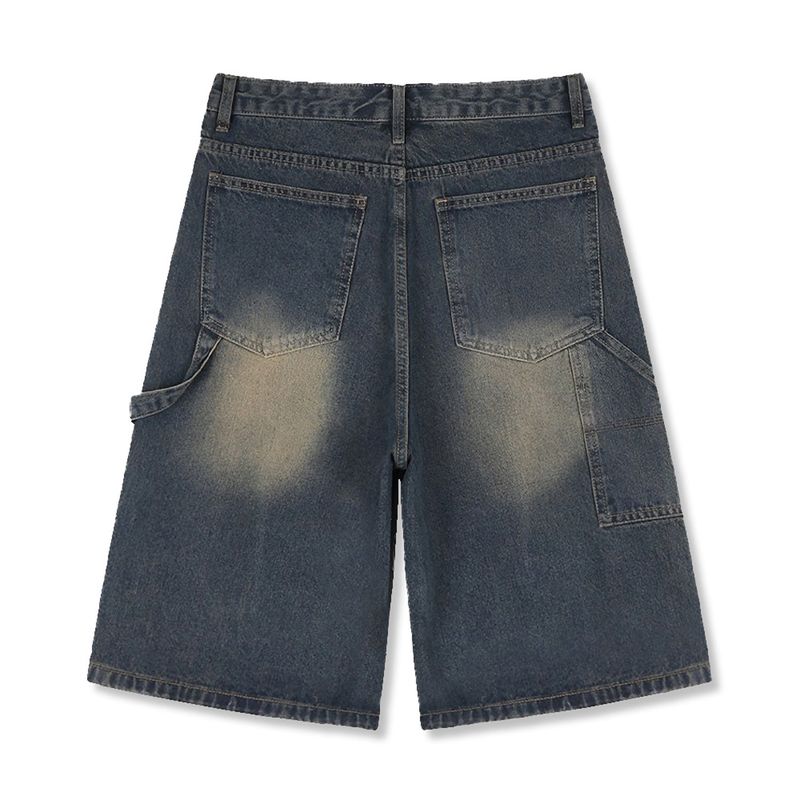 urban carpenter bermuda denim pants (muddy indigo)