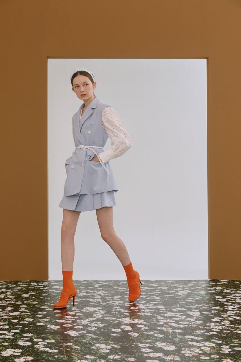 Belted vest