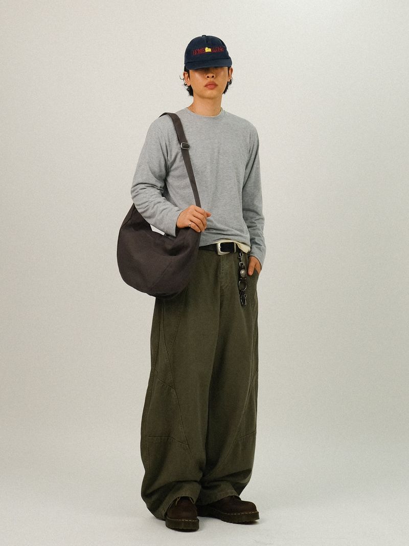 OE Curved Panel Wide Pants