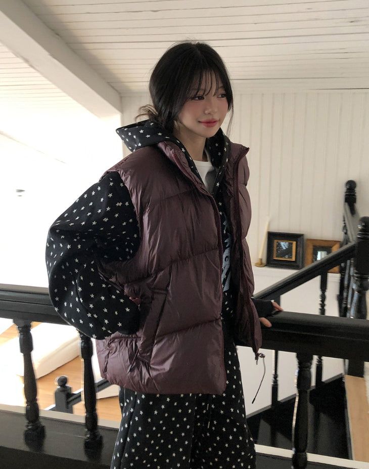 Smore Puffer Duck Down Padding Vest