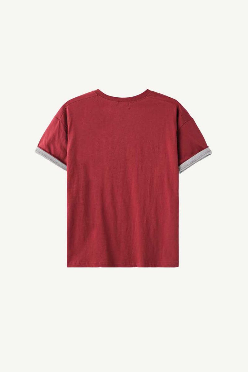 Lolly Color Matching Roll-up T-shirt