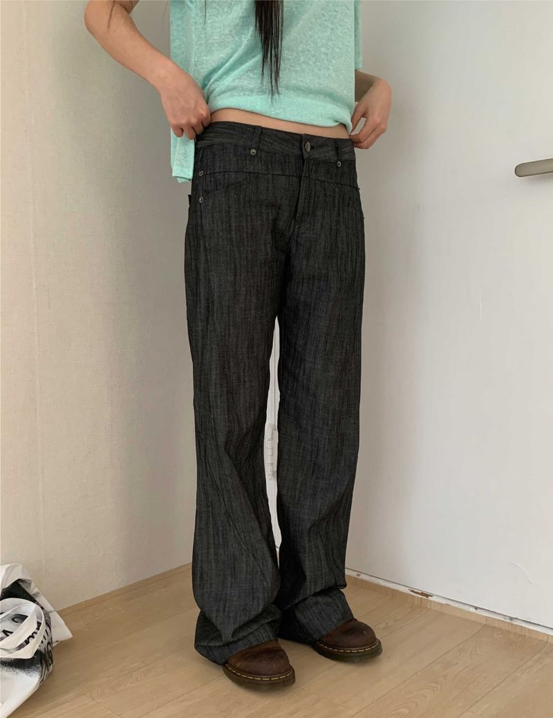 selvedge Bootcut Semi Low Denim (2 colors)