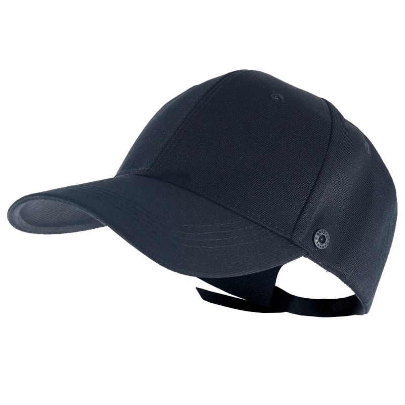 EAR FLAP BALL CAP BLACK / VELBOA FLAP