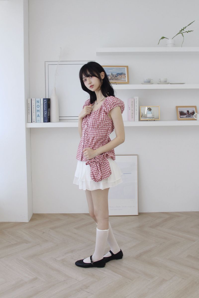 frill cancan mini skirt