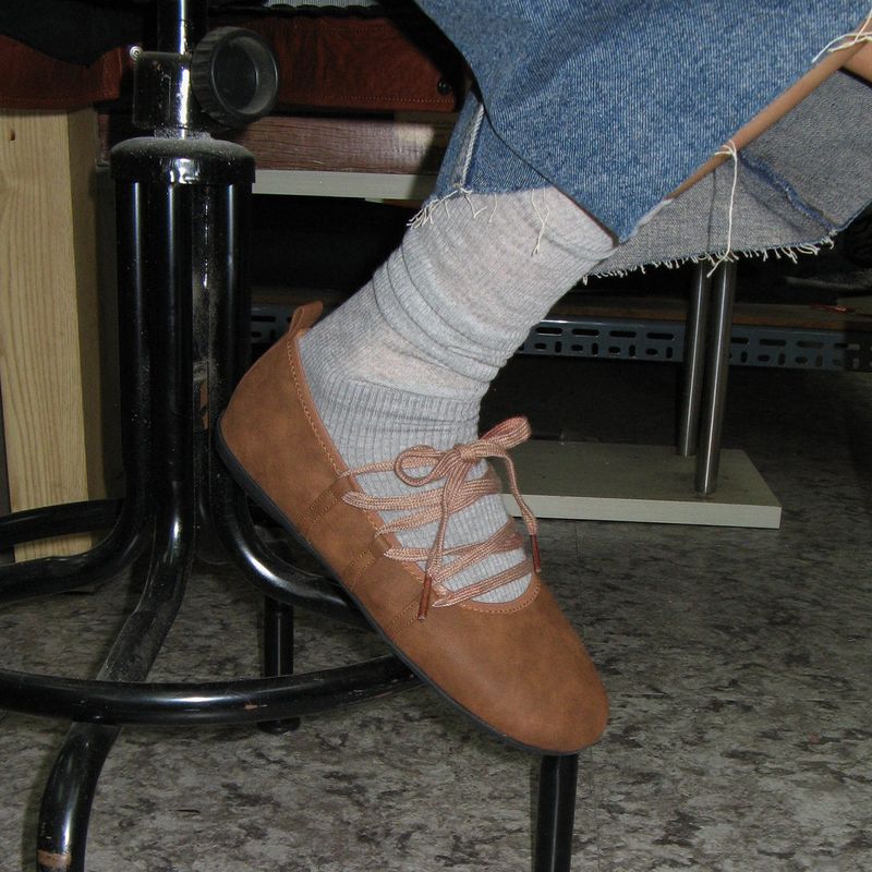 Blessed 0001. Lace-Up Flats - 3colors