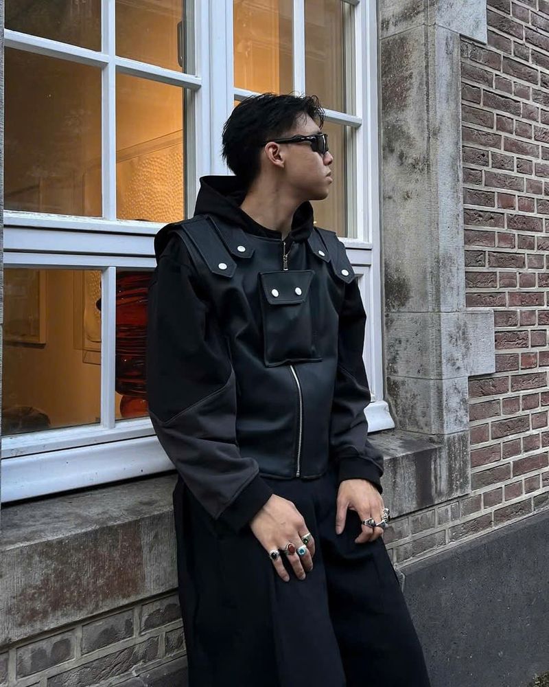 LEATHER BULLETPROOF GILE (Black)