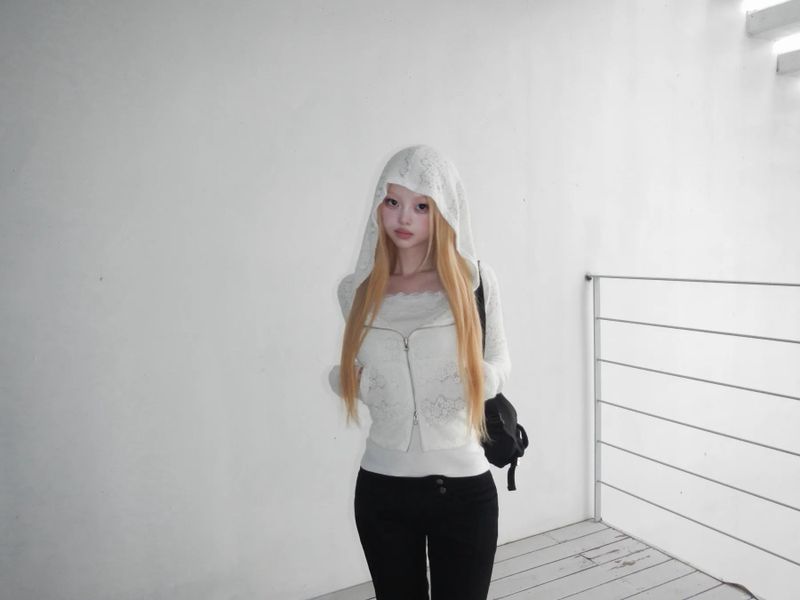 wool fur knit hz(2 color)