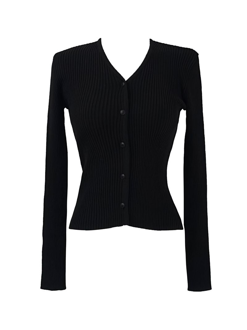 V-neck care cardigan (2color)