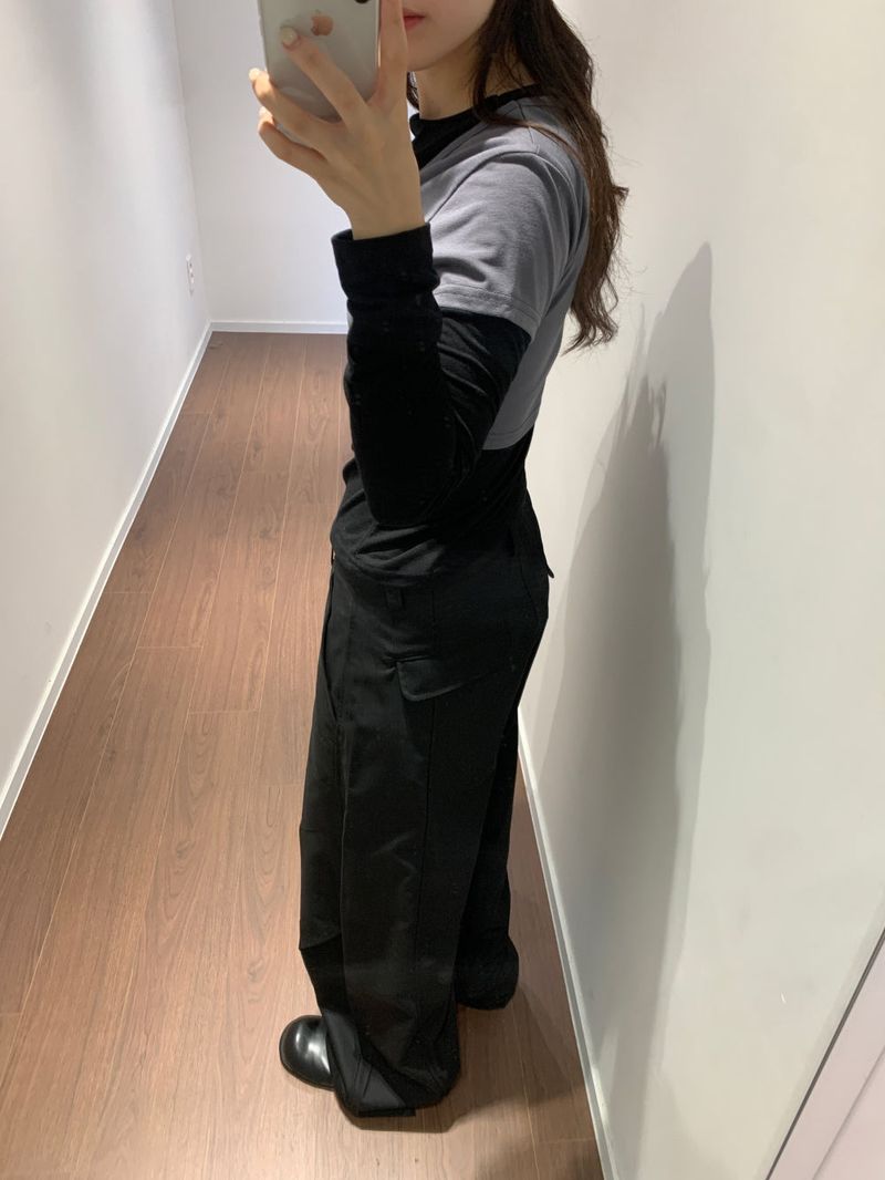 Backflip satin slacks (2color)