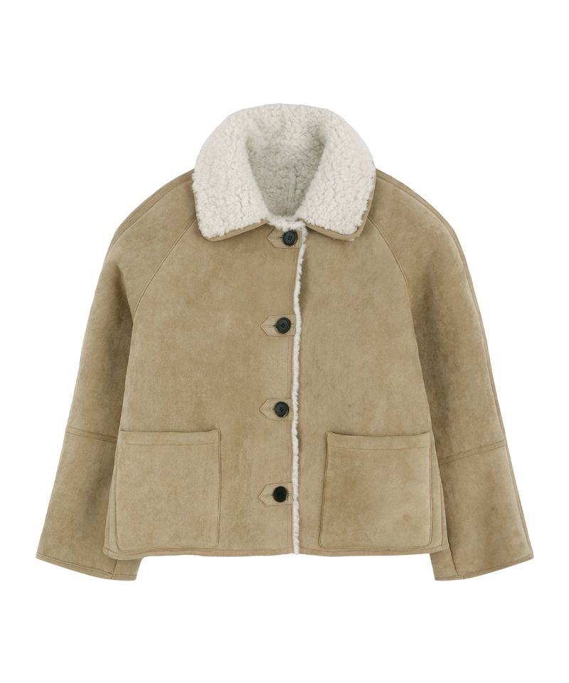 C FUR REVERSIBLE MUSTANG_BEIGE