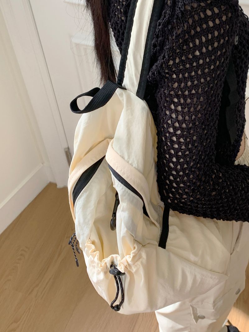 Cliff Coloring String Mini Nylon Backpack