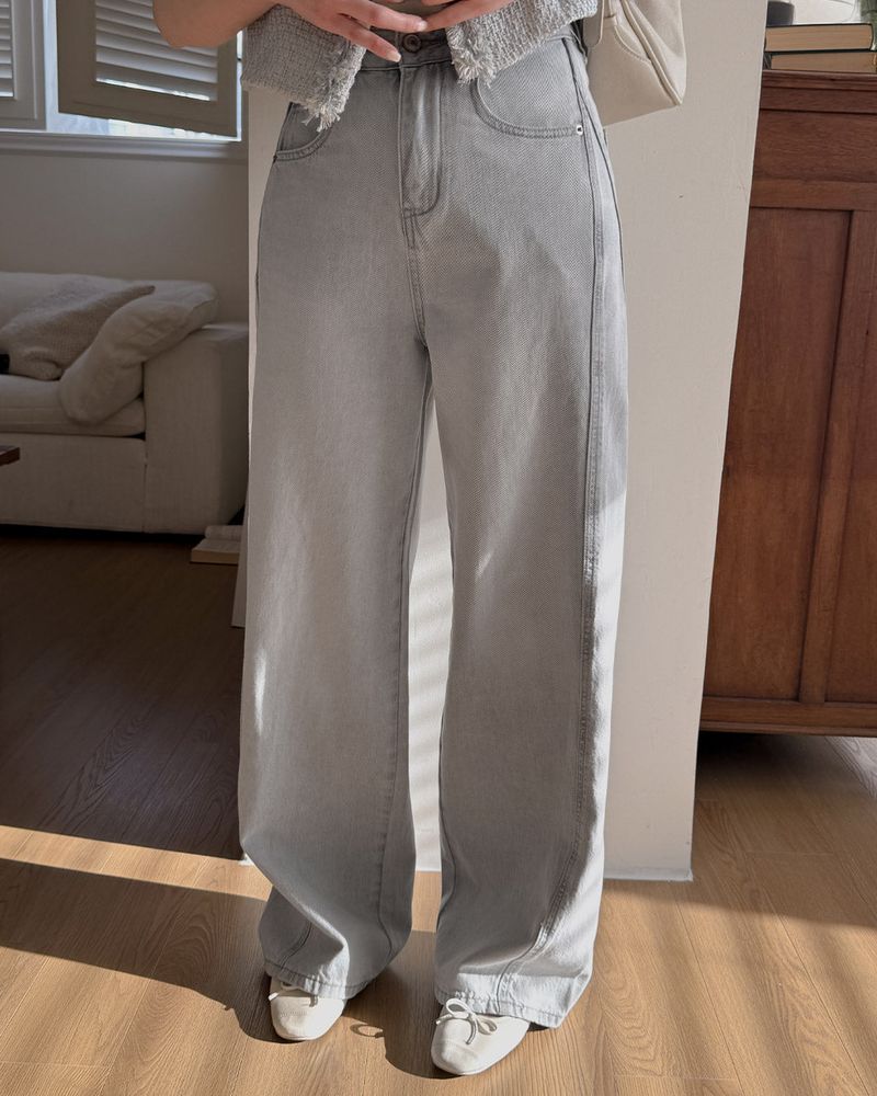 Gesha wide denim pants