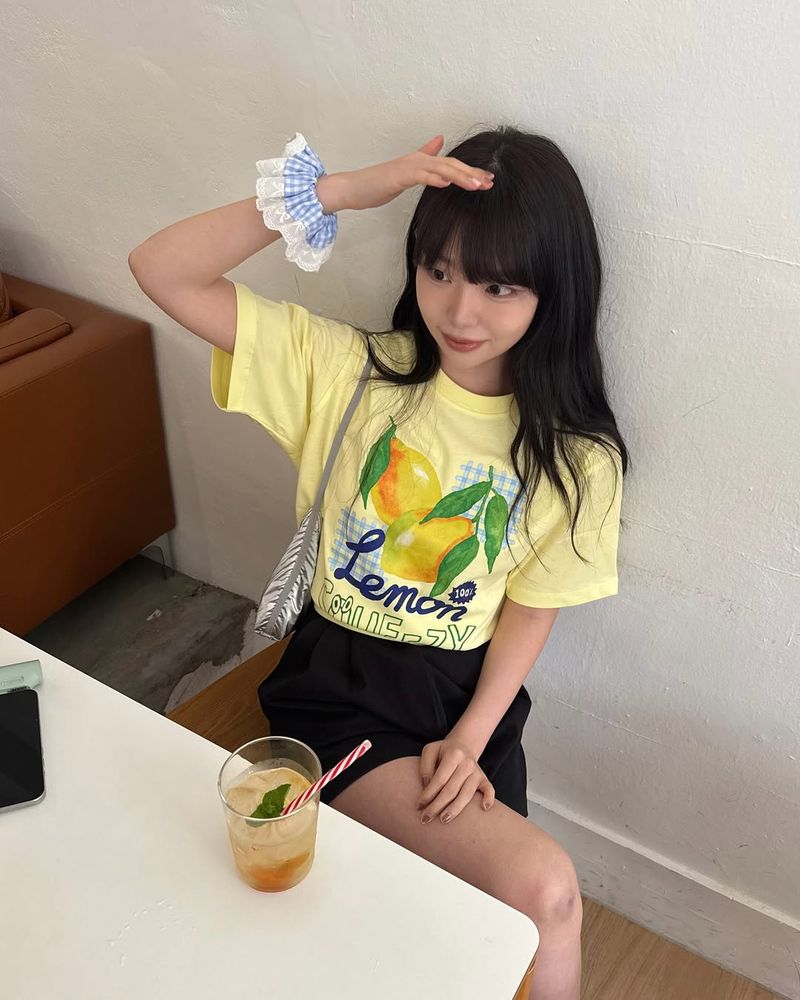 GENERAL IDEA（ジェネラルアイディア）の「 WOMAN フルーツオーバーサイズTシャツ [LEMON LEMON]（Tops）」