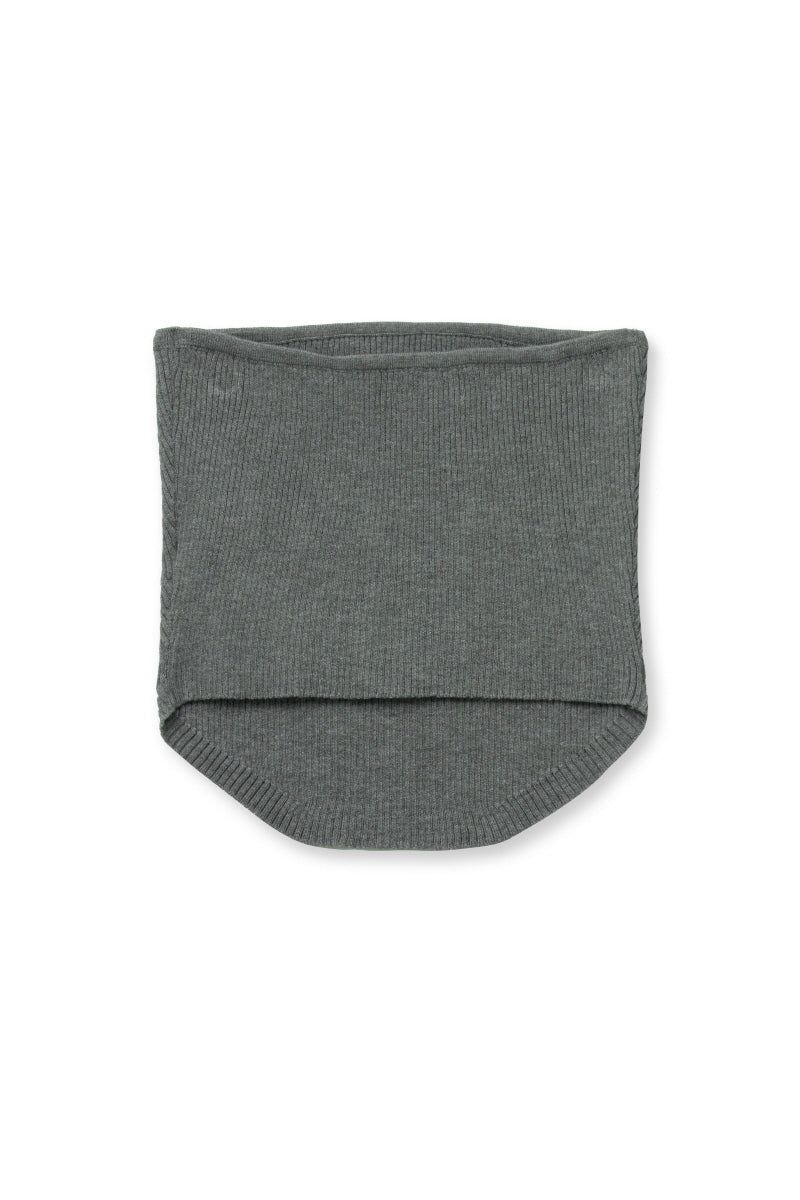scarf top knit (grey)