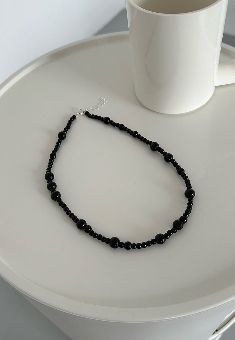 onyx mix necklace