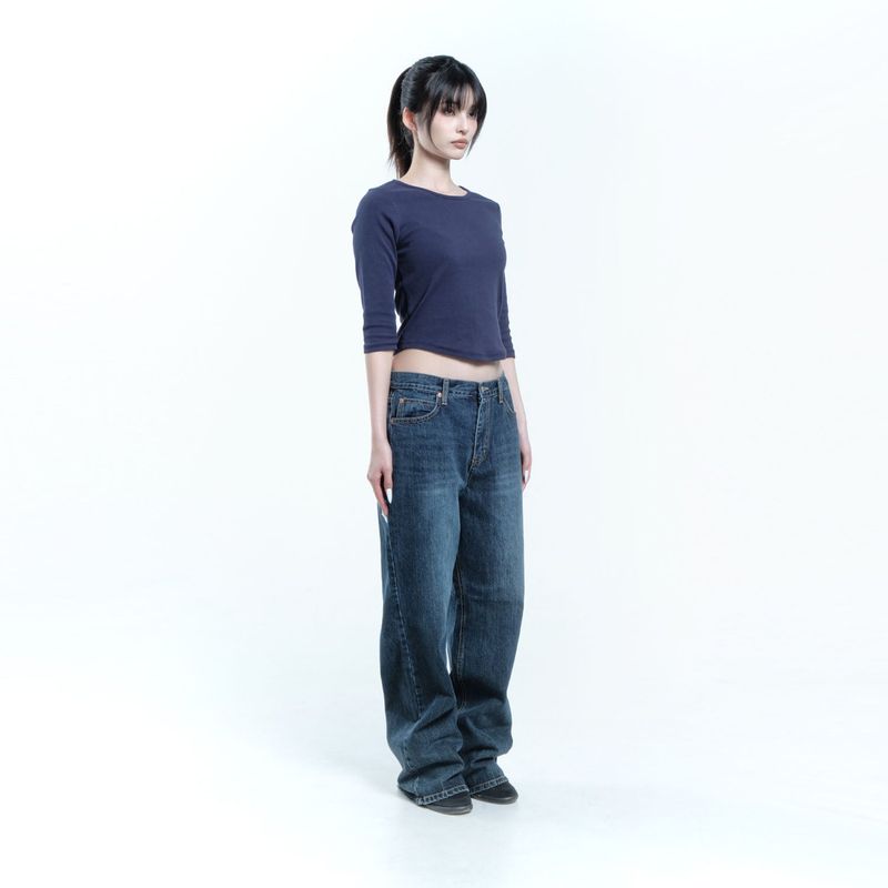 Plain 3/4 Tee 004