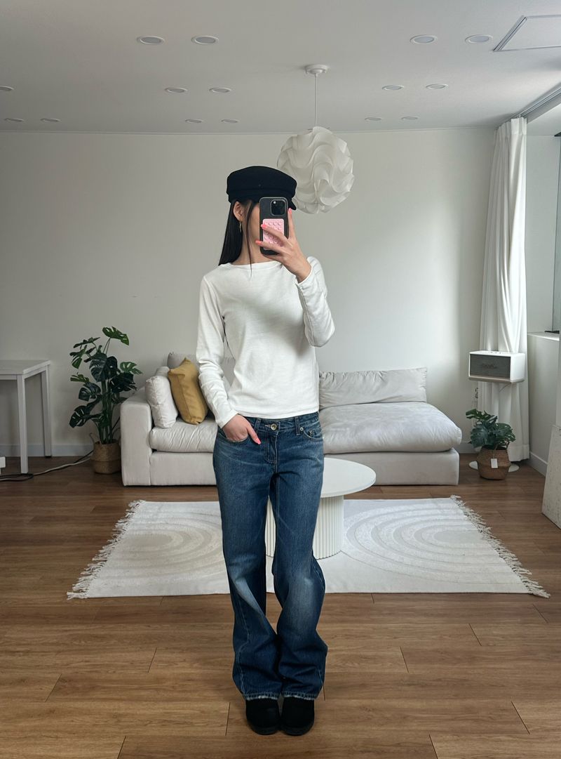 low brush denim