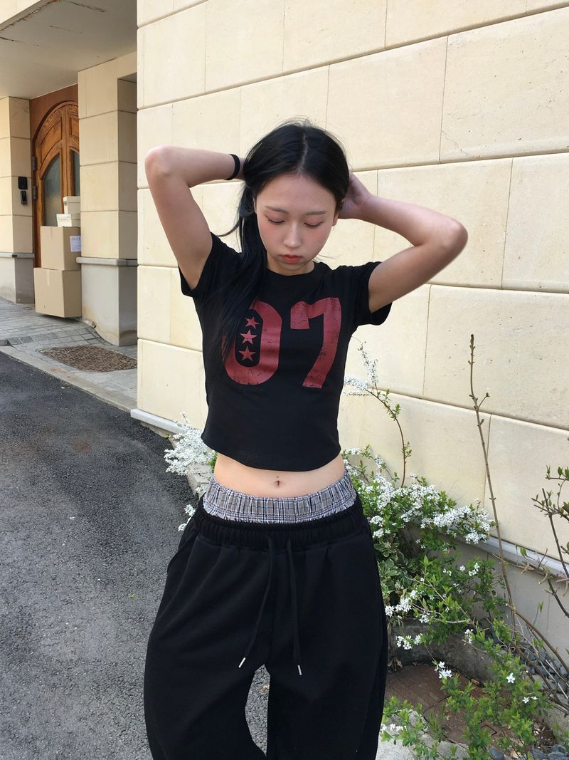 Dio Check Sagging Sweatpants (2c)