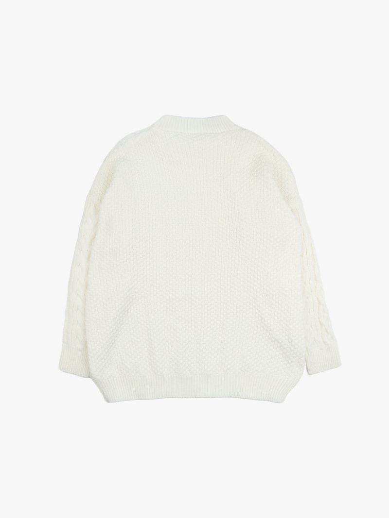 ROUND CABLE SWEATER