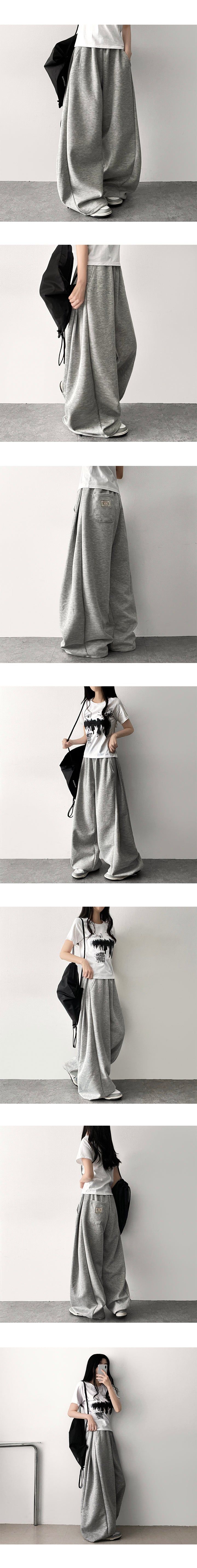 Tammy Side Pintuck Pocket Tab String Training Wide Pants