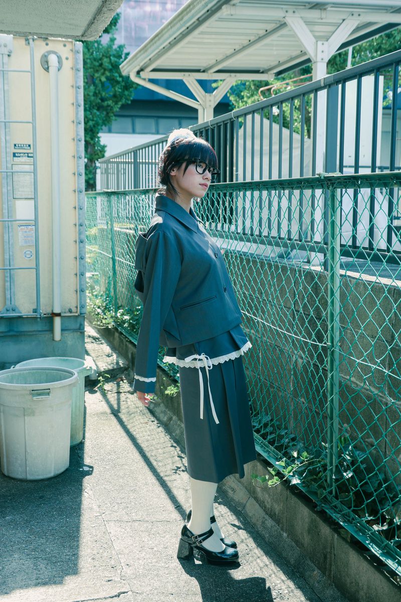 bigribbon jacket(gray)